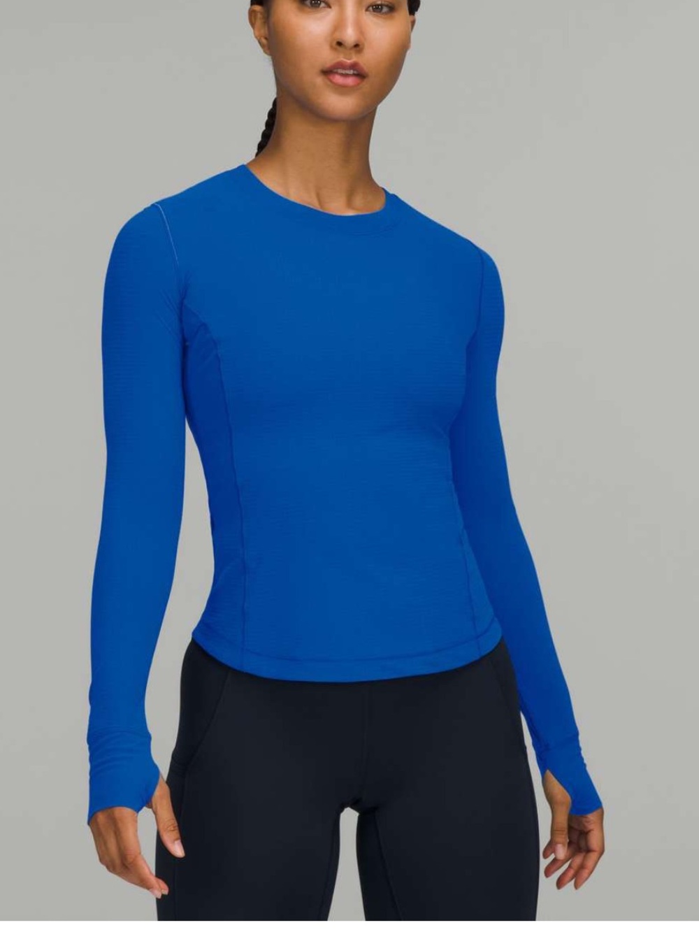 NWT! Lululemon Ventilated Mesh-Back Run Long Sleeve, size 6
